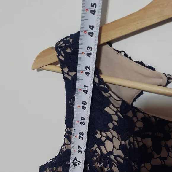 Ronni Nicole Navy Lace Midi Dress - Picture 8 of 11